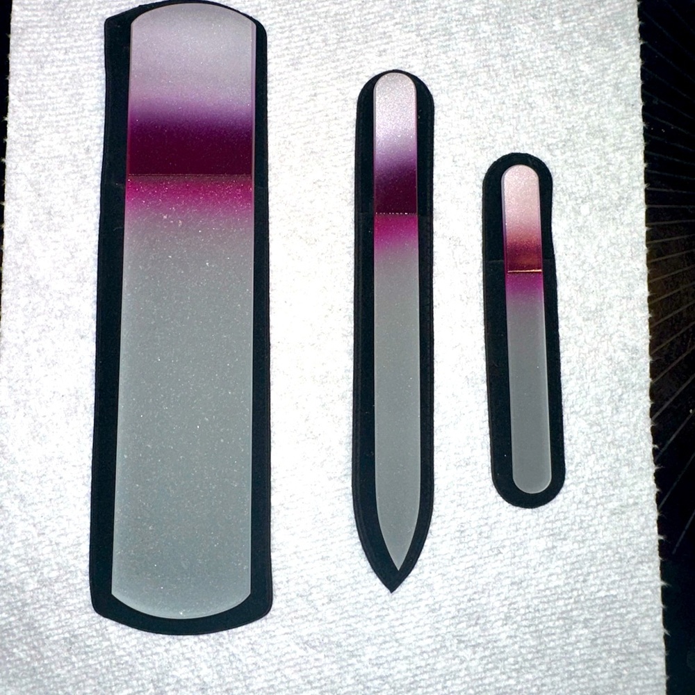 3-Piece Manicure & Pedicure Set Manicure File Great for Natural & Acrylic Nails